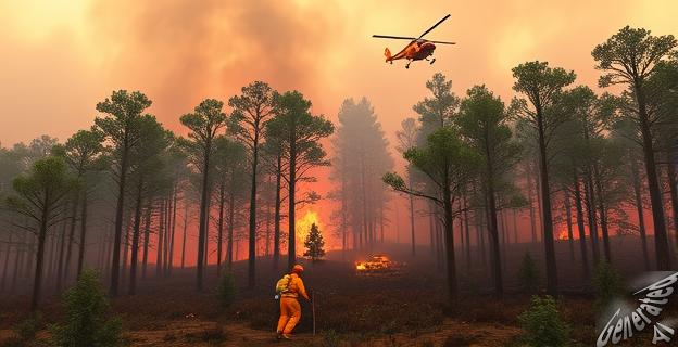 15 incendios activos en España