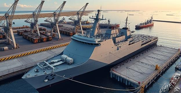 La fragata F-111 'Bonifaz' está lista para su botadura en septiembre