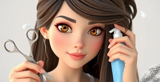 Cortar el pelo lo antes posible si las puntas están abiertas