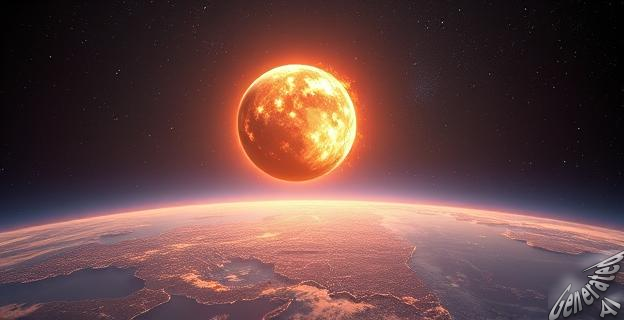 Su tamaño de un metro de diámetro