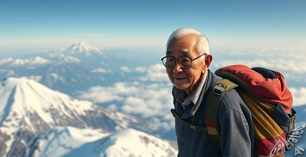 Kokichi Akuzawa alcanzó la cima del monte Fuji a los 102 años y 51 días