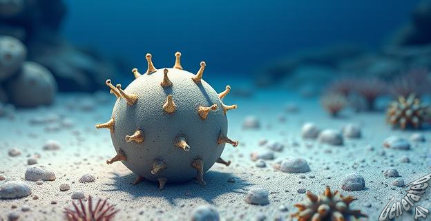 La esponja carnívora esférica 'Death Ball' captura presas con ganchos microscópicos