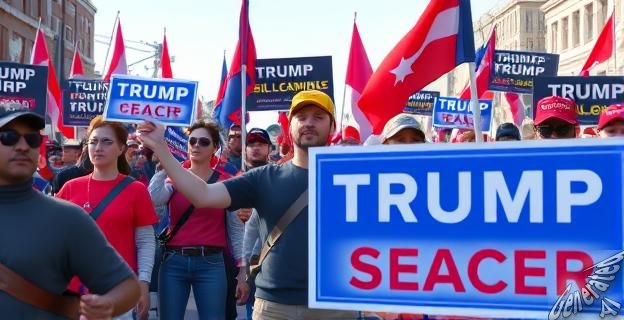 La percepción de que Trump actúa como un monarca