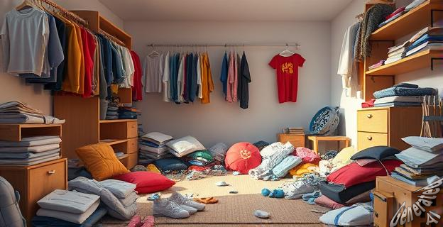 El desorden en casa puede aumentar los niveles de estrés y reducir la sensación de felicidad