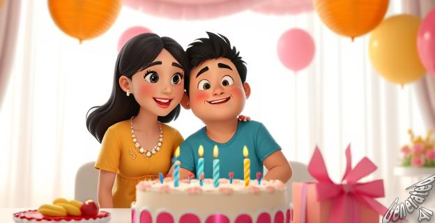 Fue un cumpleaños muy casero y normal