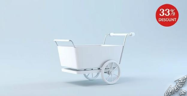 Ikea ha rebajado un 33% el carrito auxiliar en color blanco