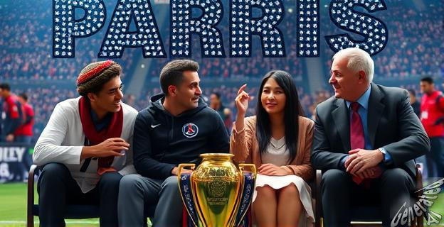 La familia de Luis Enrique estuvo presente en la final de la Champions League