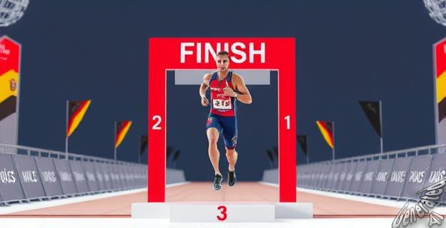 David Cantero logró la medalla de plata a 33 segundos de Matthew Hauser