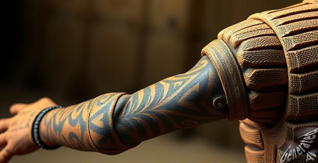 Los tatuajes se obtenían sumando microlesiones lineales