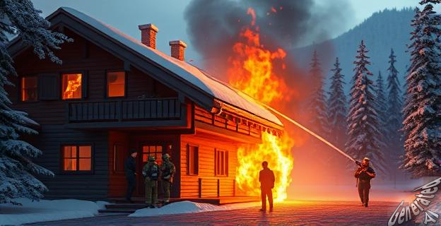 Nueve personas salieron ilesas del incendio