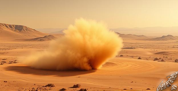 Los torbellinos de polvo en Marte alcanzan velocidades de hasta 160 km/h y pueden ser un obstáculo real para la vida humana