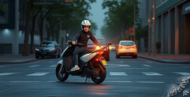 Un menor de edad fue detenido por embestir a un agente con un patinete eléctrico