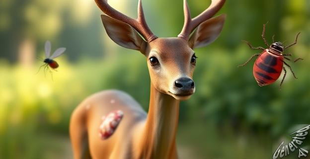 Los tumores en los ciervos son causados por un papilomavirus específico de la especie