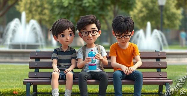 Se reúnen en un banco del parque para charlar y compartir penas