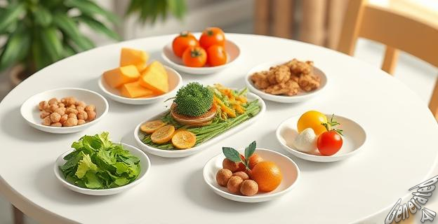 Usa platos pequeños y come cada 3-4 horas