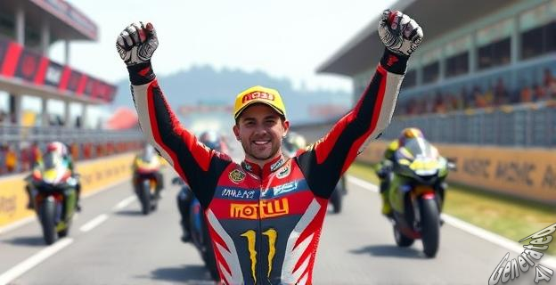 Marco Bezzecchi conquistó la victoria en la carrera al sprint de MotoGP