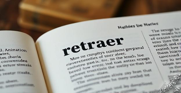 La forma válida es retrajeron