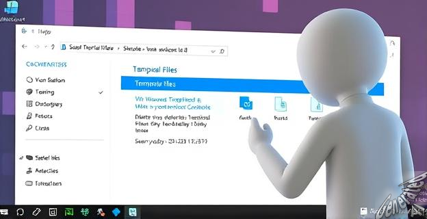 Escribir %TMP% en el menú de inicio para acceder a los archivos temporales