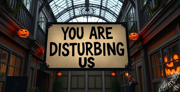 Un vecino se queja del ruido en Halloween