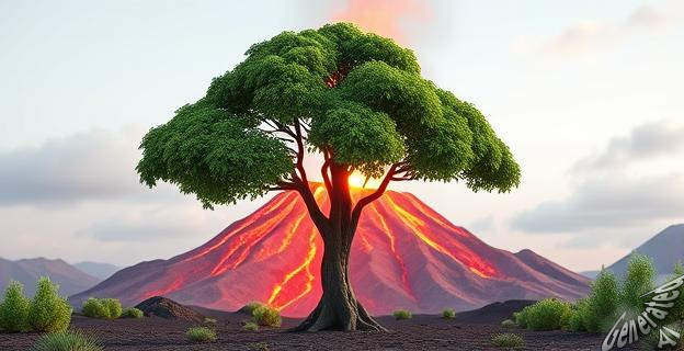 La vegetación puede actuar como una señal de alerta temprana ante erupciones volcánicas debido a la absorción de dióxido de carbono