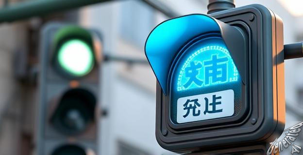 La luz de avance en los semáforos japoneses se describe como azul debido a la herencia lingüística del término 'ao'