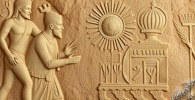 El relieve rupestre data de entre 2000-1970 a.C.