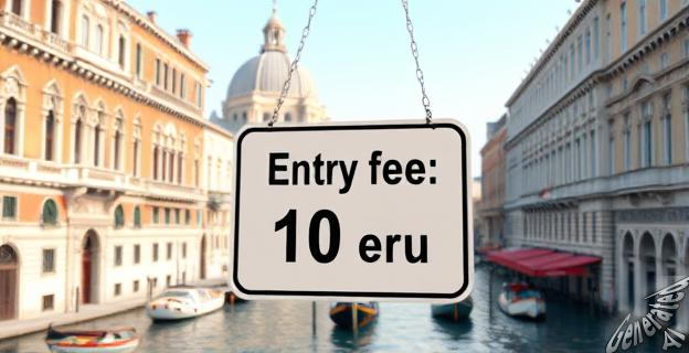 La tarifa de entrada en Venecia es de 10 euros