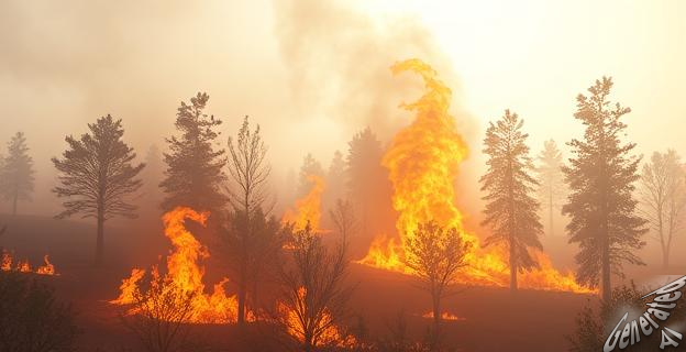 El incendio se encuentra a solo siete kilómetros del límite geográfico entre Extremadura y Castilla y León