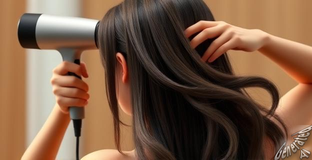 Secar el pelo desde la raíz hasta las puntas