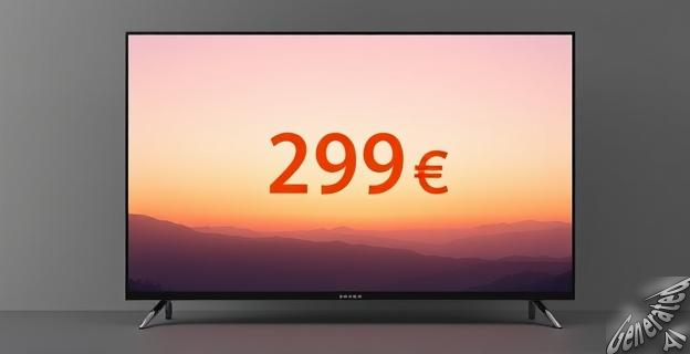 El precio del televisor 4K de 55 pulgadas de Xiaomi es de 299 euros