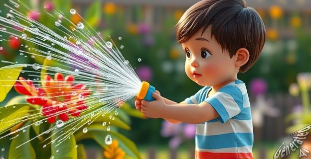 aspersor de agua infantil hinchable de Lidl por 9,99 euros