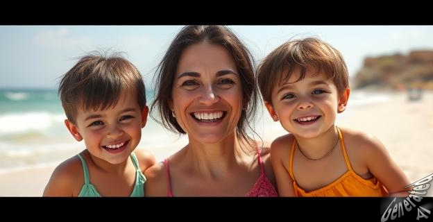 Disfrutando de un verano tranquilo con sus hijos en Ibiza
