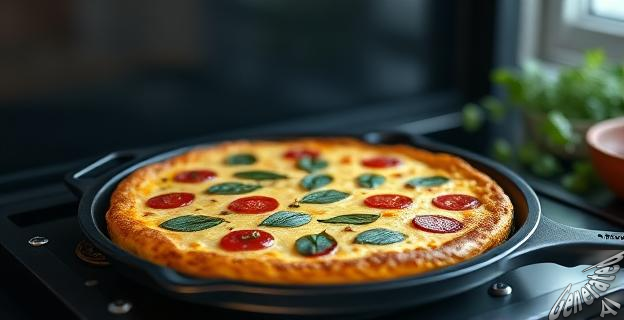 La frittata italiana se puede hacer al horno con 6 huevos y diferentes verduras