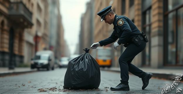 La Policía Local registra las bolsas de basura para identificar a los responsables y multarlos con 300 euros