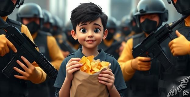 Un sistema de IA confundió una bolsa de patatas fritas con un arma