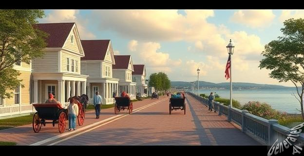 La isla de Mackinac ha prohibido el uso de vehículos a motor desde 1898