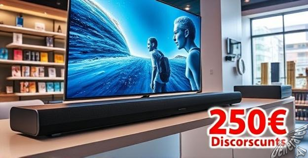 La barra de sonido Samsung HW-Q800F está disponible por 599 euros con un descuento de 250 euros