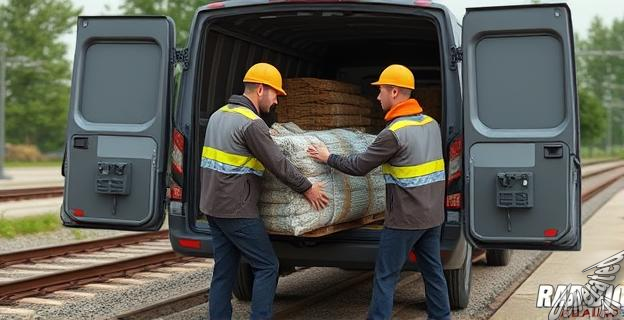 Tres hombres detenidos por robar 20 toneladas de material ferroviario