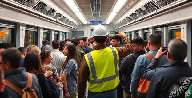 120 trabajadores como 'empujadores' para gestionar el flujo de pasajeros