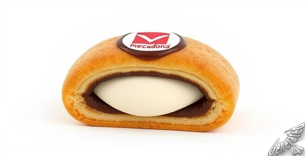 Hojaldre relleno de crema de cacao por 0,28 euros