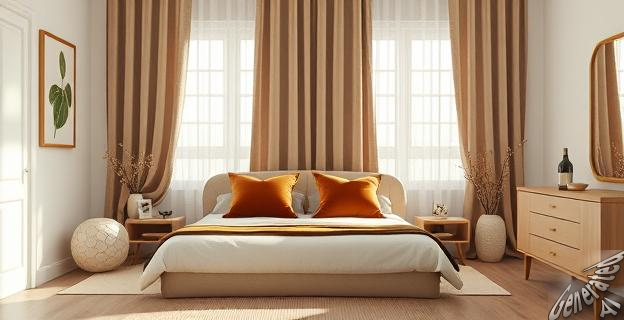 Cojín terciopelo bronce con mini pompones