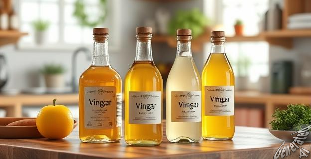 El vinagre se elabora a partir de fuentes vegetales como manzanas, uvas, cebada, arroz o alcohol industrial