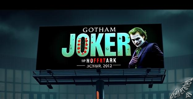 Los carteles de publicidad cambian para mostrar mensajes relacionados con el Joker según la dosis de toxina del miedo