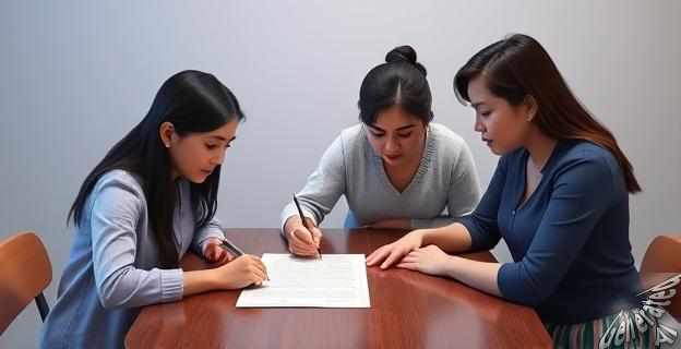 Un 45% para cada una de sus hijas y un 10% para su hermana