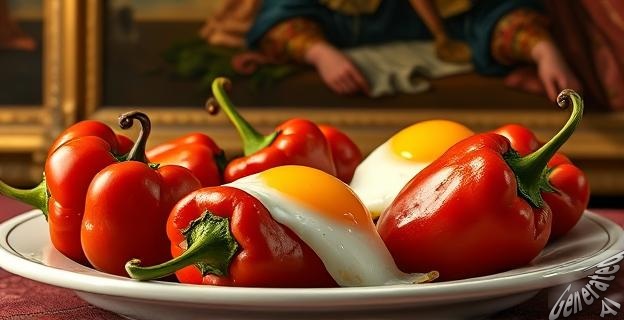 Los pimientos asados de su madre