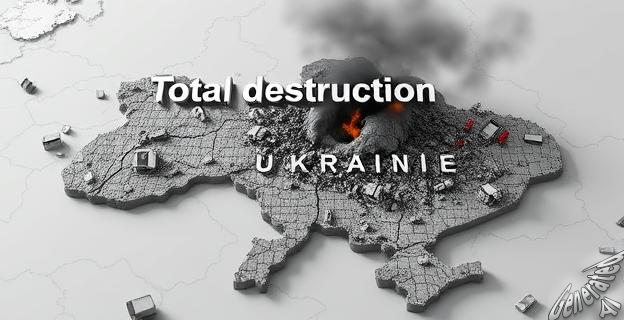 La destrucción total de Ucrania