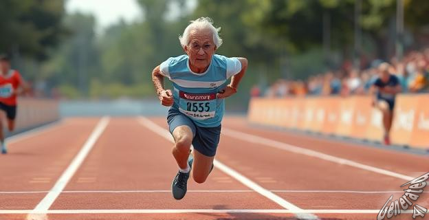Ganó el oro con un impresionante esprint
