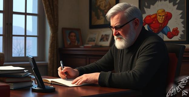 La respuesta de Stan Lee fue 'Deberíamos dejarlo mientras estamos en la cima. Gracias por esas palabras tan bonitas, George.'