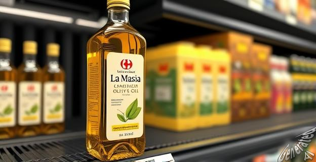 El aceite de oliva suave 0,4º se vende a 3,79 euros el litro en Carrefour