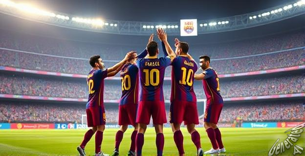 Gavi ha marcado un doblete en la victoria del Barça contra el Daegu FC